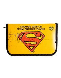 Пенал односекционный большой Warner Bros DC Comics Супермен Priority