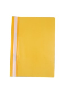 Папка скоросшиватель Simple Things арт 14 1790 желтая А4 25 шт в упаковке Workmate