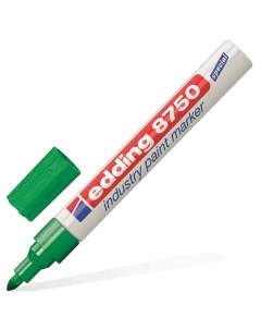 Маркер краска лаковый paint marker 8750 зеленый 2 4 мм Е 87504 2 шт Edding