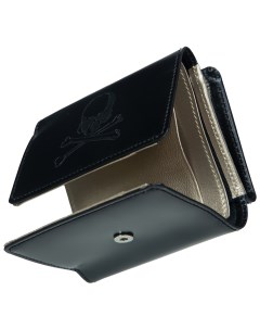 Кожаный кошелек с логотипом Mastermind world