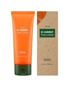 Очищающая веган пенка на основе органической моркови Vegan Beta Carrot Foam Cleanser 100 0 Ottie
