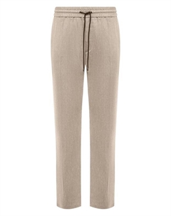 Брюки изо льна и шерсти Zilli