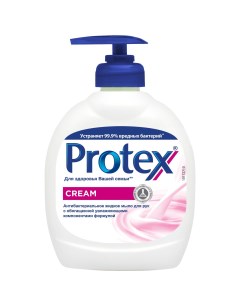 Антибактериальное жидкое мыло для рук Cream 300 мл Protex