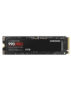 Накопитель SSD M 2 2280 MZ V9P4T0CW 990 PRO 4TB PCIe Gen 4 0 x4 NVMe 2 0 TLC 7450 6900MB s IOPS 1600 Samsung