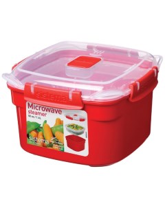 Контейнер для продуктов Sistema Microwave Steamer 1 4л Red 1101 Microwave Steamer 1 4л Red 1101