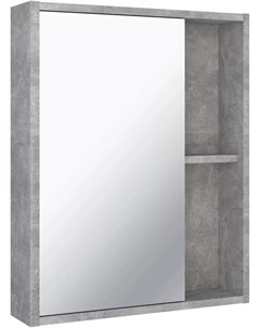 Зеркальный шкаф 52x65 см серый бетон L R Эко 00 00001184 Runo