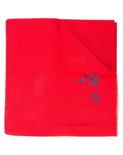Janavi шарф koi с вышивкой один размер красный Janavi