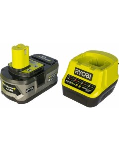 Набор аккумулятор и зарядное устройство ONE RC18120 140 для Li ion Подходит любому инструменту 18В Ryobi