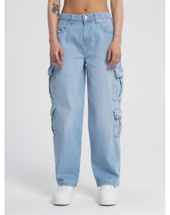 Широкие джинсы карго с боковыми карманами Твое