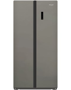 Холодильник Side by Side WSBS 500 Inverter NoFrost Dark Grey Weissgauff