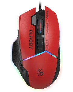 Компьютерная мышь Bloody W95 Max Sports красный черный A4tech