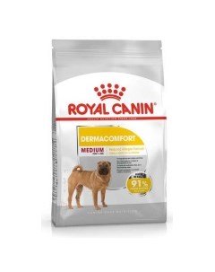 Medium DermaComfort Корм сух Корм сух д собак с повышенной чувств кожи 10кг Royal canin