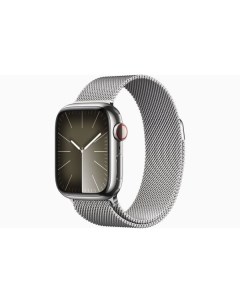 Умные часы Apple Watch Series 9 41mm GPS Silver Stainless Steel Case with Silver Milanese Loop