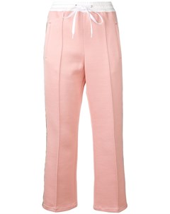 Miu miu брюки с эластичным поясом s розовый Miu miu