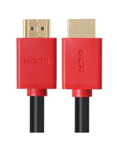 Кабель HDMI 19M HDMI 19M v1 4 4K экранированный 1 8 м черный красный GCR HM400 GCR HM450 1 8m Greenconnect