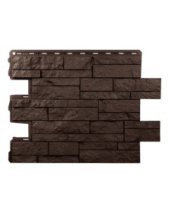 Панель фасадная Альта Профиль Шотландия Эко 800х590 мм коричневая Альта профиль