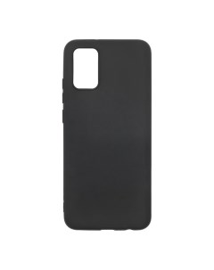 Чехол силиконовый для Samsung Galaxy A02S Soft Matte черный Zibelino