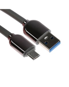 Кабель MicroUSB USB 2 4 А оплётка TPE морозоустойчивый 1 метр серый Simaland
