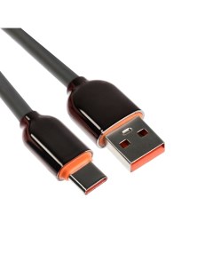 Кабель Type C USB 6 A оплётка PVC 1 метр серый Simaland
