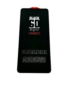 Защитное стекло для Xiaomi Redmi 12 повышенной прочности 6D черное Mossily