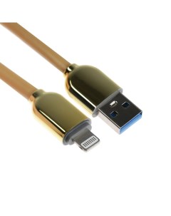 Кабель Lightning USB 6 А оплётка TPE морозоустойчивый 1 метр желтый Simaland