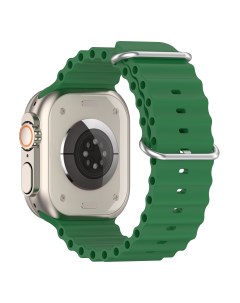 Ремешок океанская цепь для Apple Watch 1 9 SE Ultra 42 44 45 49 мм зеленый Strap classic