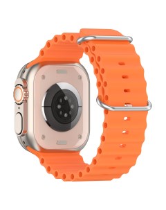 Ремешок океанская цепь для Apple Watch 1 9 SE Ultra 42 44 45 49 мм оранжевый Strap classic