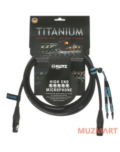 TI M0750 Titanium Микрофонный кабель 7 5 м Klotz