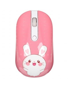 Мышь WM 311WU Rabbit with heart pink Dexp