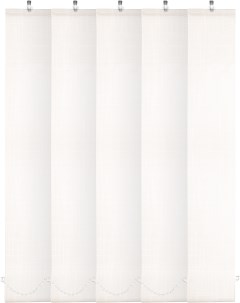 Ламели для вертикальных жалюзи 5шт Шантунг белый Длина 180 см Уют