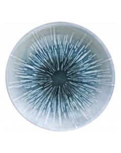Тарелка глубокая Nanocream Blue фарфор 21 см голубой Kutahya