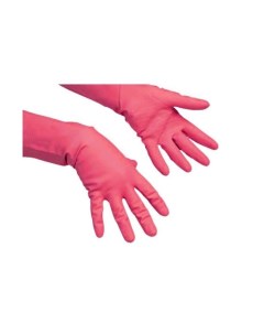 Перчатки латексные MultiPurpose красные размер М 5 пар Vileda