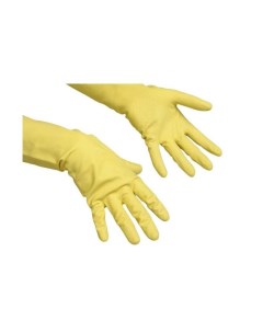 Перчатки латексные MultiPurpose желтые размер М 10 пар Vileda