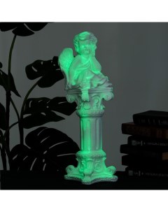 Светящаяся фигура Ангел сидя на колонне 17х51х16см Хорошие сувениры
