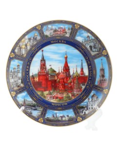 Декоративная тарелка Красная площадь Панорамы 10 см Nobrand