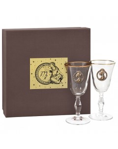 Набор из 2 х бокалов для вина Дева в подарочной коробке 15000009 Город подарков