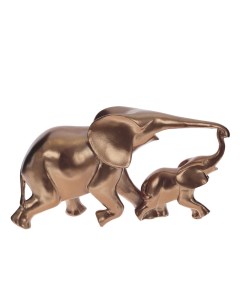 Фигурка декоративная Слоны из полимера 12x21x6 см Remecoclub