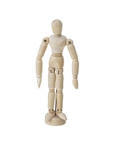 Фигурка декоративная Человек деревянная 15 5x4 5x3 5 см Remecoclub