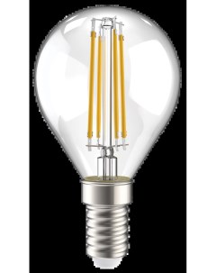 Лампа светодиодная LED G45 Е14 5 Вт 3000 К шар прозрачный Iek