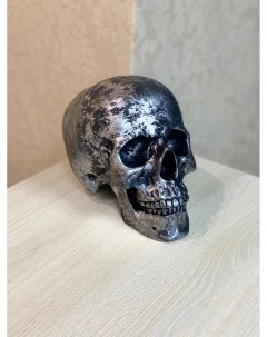 Статуэтка интерьерная череп art silver Мастерская декора