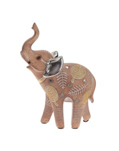 Фигурка декоративная Слон из полимера 16x12x5 см Remecoclub
