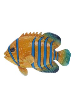Фигурка декоративная Рыба из полимера 9x14x6 см Remecoclub