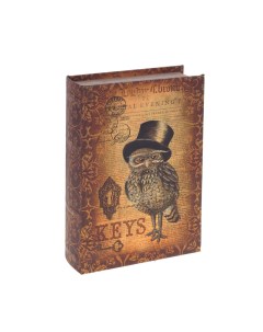 Шкатулка книга с кодовым замком деревянная 18x7x27 см Remecoclub