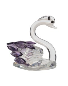 Фигурка декоративная Лебедь стеклянная 6 5x6x4 см Remecoclub