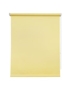 Рулонная штора Плайн 90x175 см желтый 7508 Уют