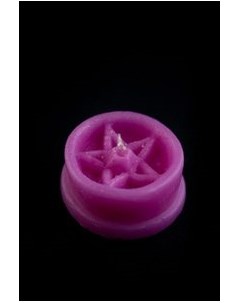 Свеча таблетка Розовая Magic-kniga