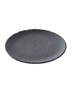 Тарелка мелкая Basalt керамика 26 8 см черный Revol