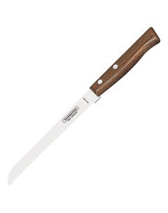 Нож кухонный для хлеба стальной 29 5 см с деревянной ручкой Tramontina