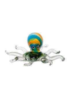 Фигурка декоративная Медуза стеклянная 6x16x16 см Remecoclub