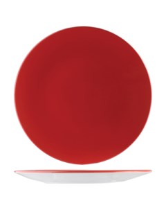 Тарелка сервировочная Firenza Red фарфор 30 5 см красный Steelite